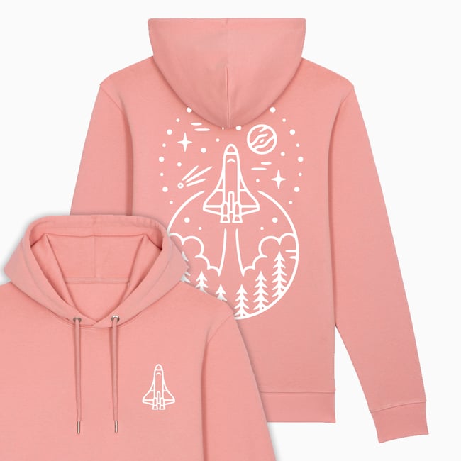 Space Nasa Hoodie Organic Cotton