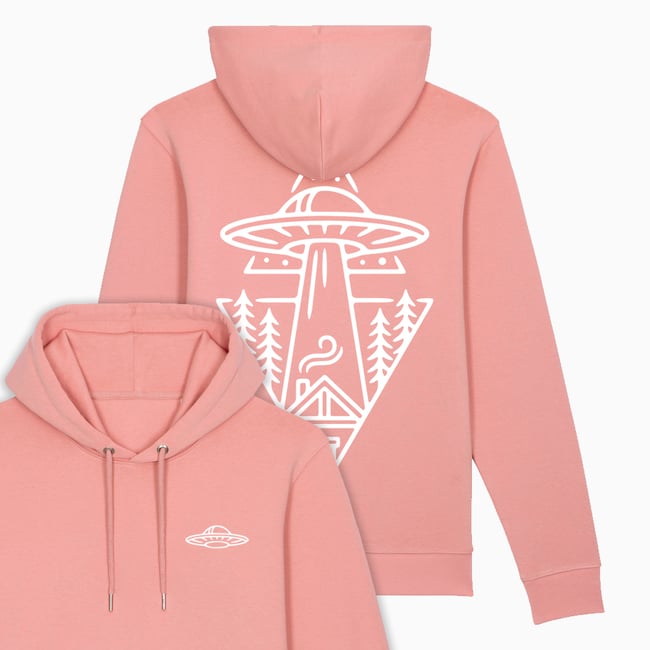 UFO Spaceship Hoodie Organic Cotton