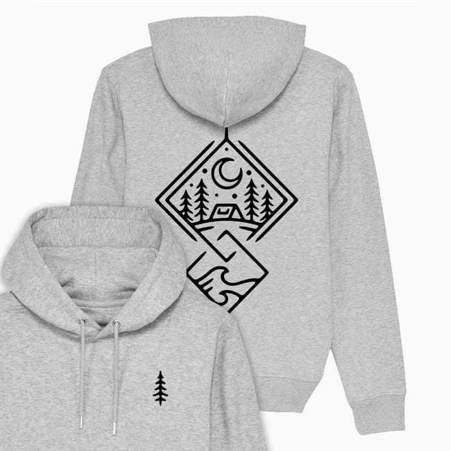Wild Camping Hoodie Organic Cotton