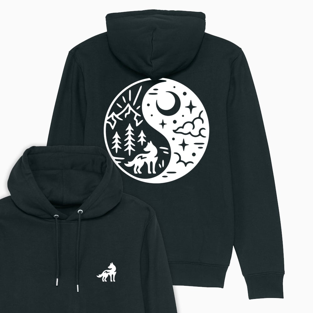 Wolf yin sale yang hoodie