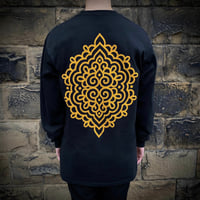 Image 2 of Black & Gold Ornamental Longsleeve