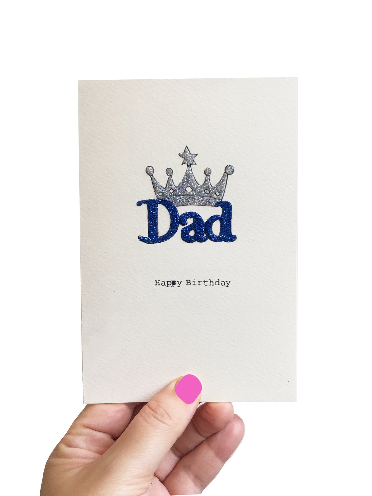Crown Happy Birthday Dad Card