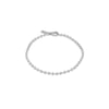 Silver ball chain bracelet