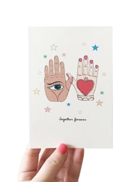 Image 1 of Stars Love Card - Together Forever