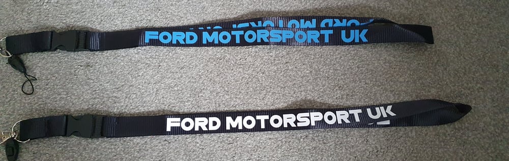 Image of Ford Motorsport UK Lanyard  black or blue ONLY 