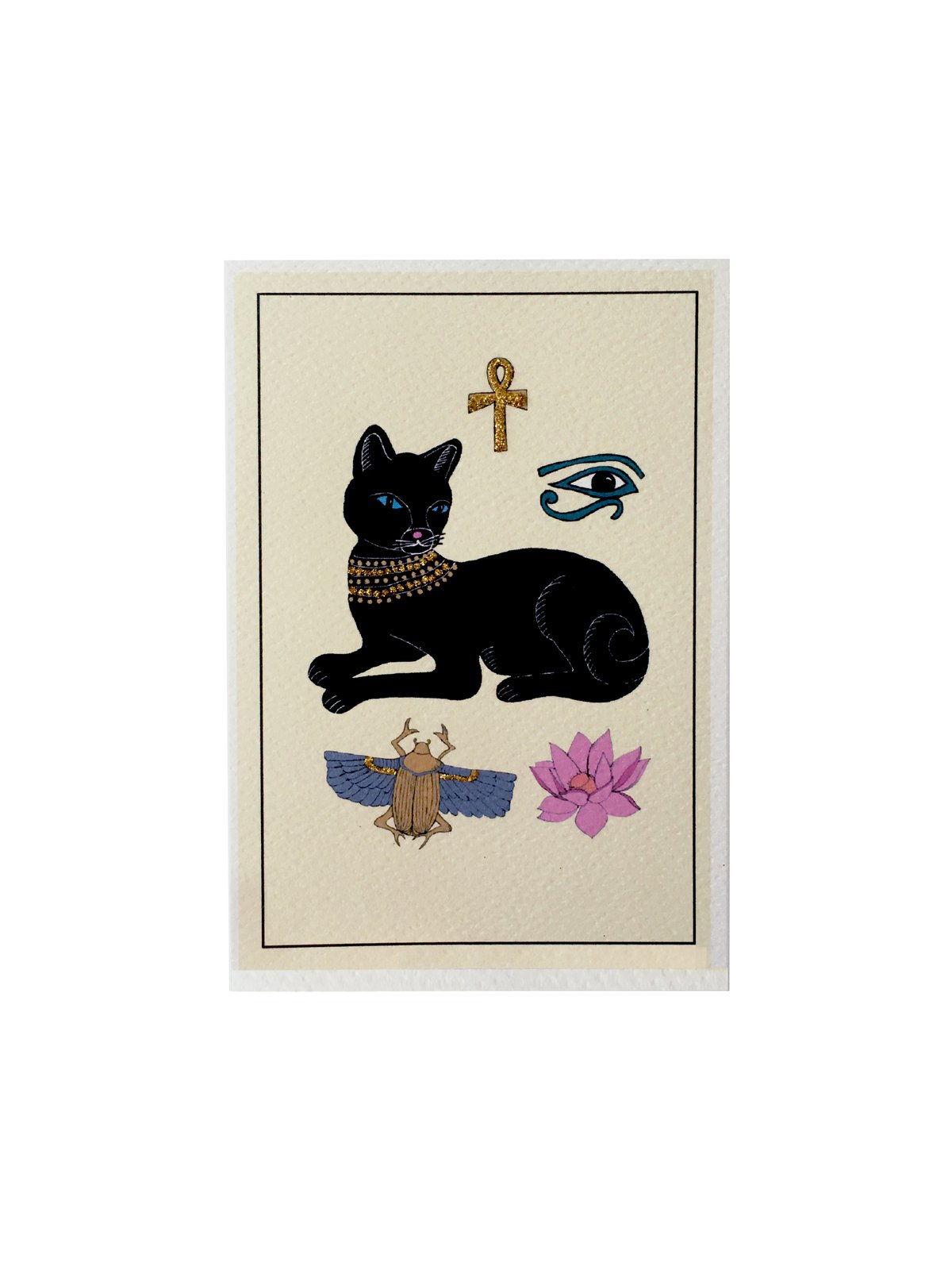 Egyptian Cat Card