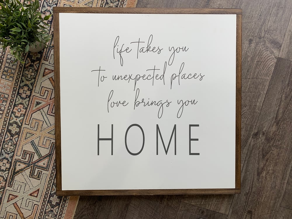 Image of Love brings you home