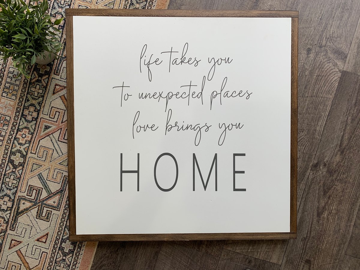Image of Love brings you home 