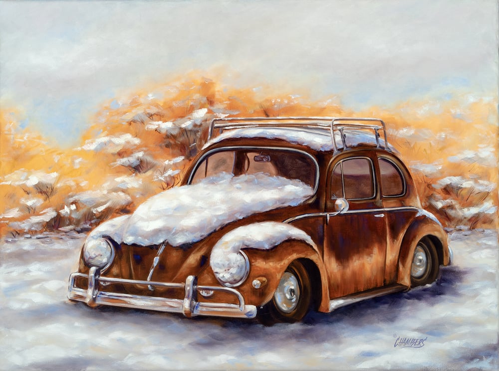Image of Winter Bug ( Giclee canvas wrap)