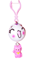 Backpack Keychain Unicvatar with Pink Smiley kitty Eraser