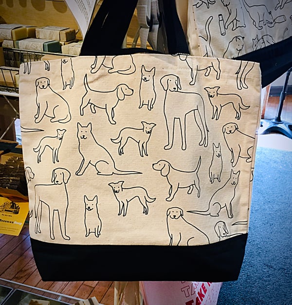 Image of Dogs Cotton Tote Bag