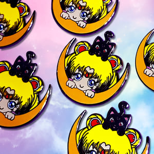 Image of Moon Pals Hard Enamel Pin