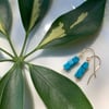 stacked turquoise earrings 