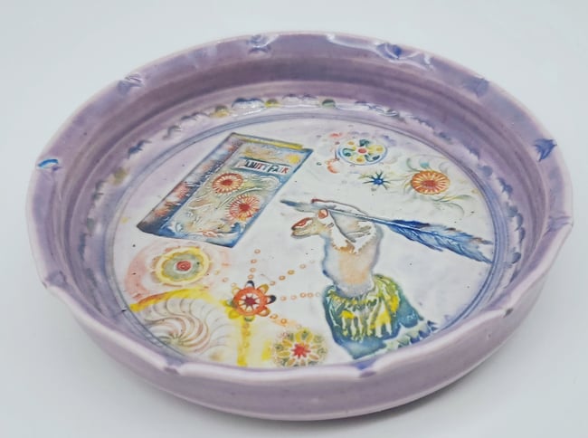 Writer's Inspiration Porcelain Dish