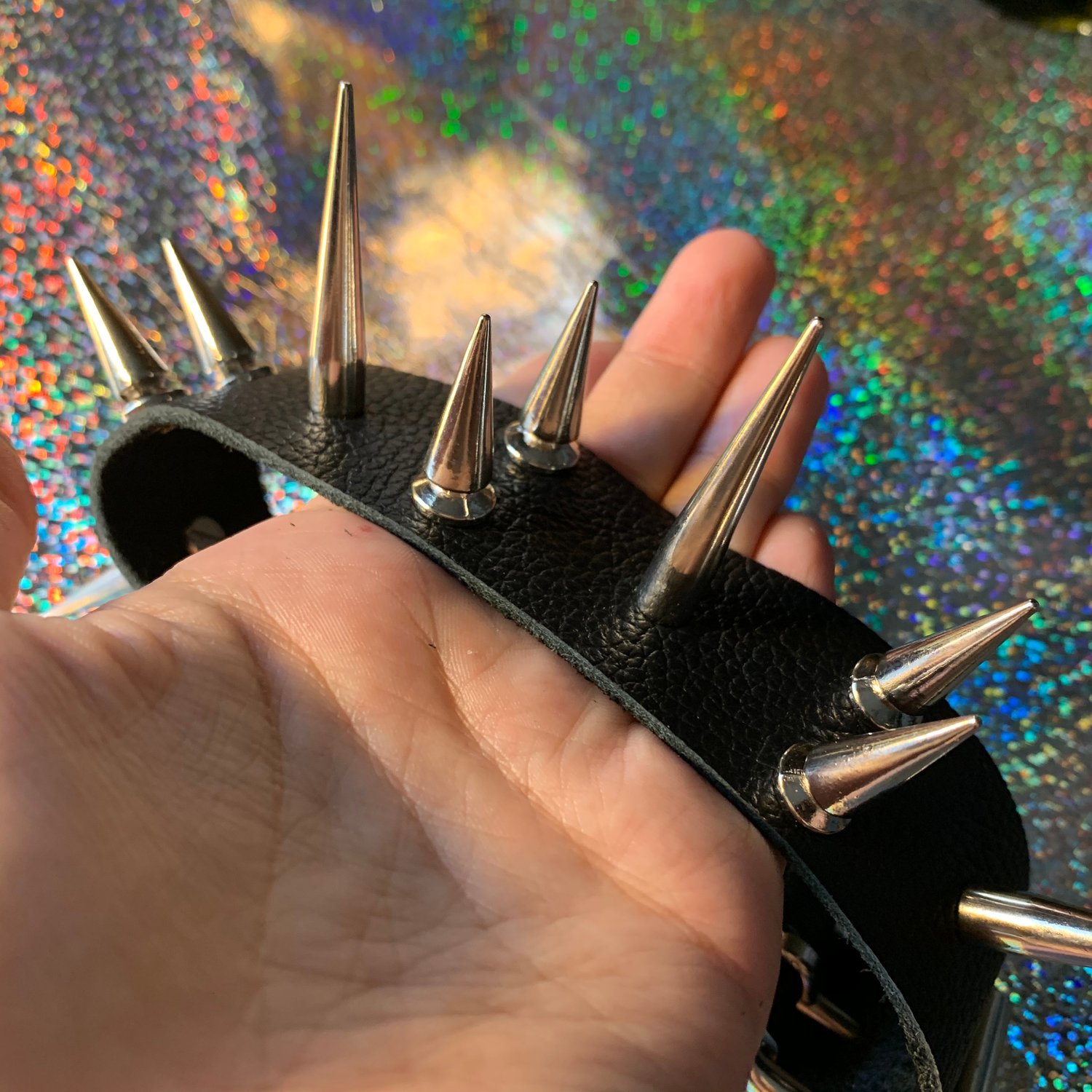 Image of Gruff Spiked Choker