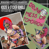 "Drunk Mess" Koozie  (CHEAP SHOT PARTY KOOZIE CLUB 2020 RELEASE #9)