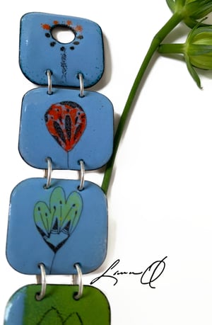 Garden  Enamel Bracelet