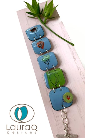 Garden  Enamel Bracelet