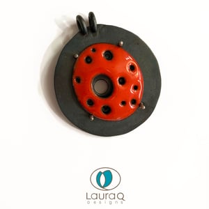 Red Craters Necklace