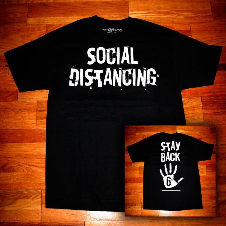 Image of Social Distancing T-Shirt (Black)