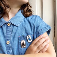 Image 2 of Welsh Lady Pin Badges