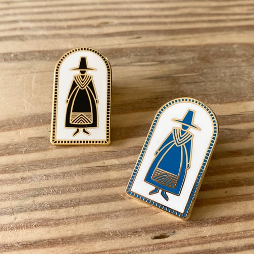 Image of Welsh Lady Pin Badges