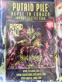 Image 3 of Putrid Pile-Revel In Lunacy(wall flag)
