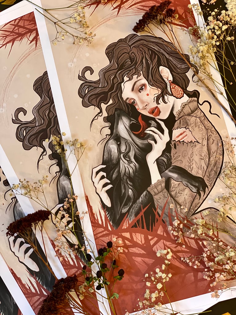 Dancing with the Wolf- 30x60 Image 3