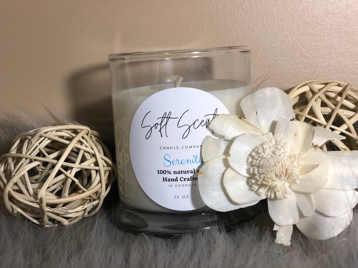 Serenity 12 oz. Soft Scents Candle Company
