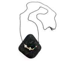 Image 3 of flash sale . tourmaline, variscite, and rainbow moonstone necklace 