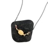 sapphire, opal and pyrite gemstone necklace