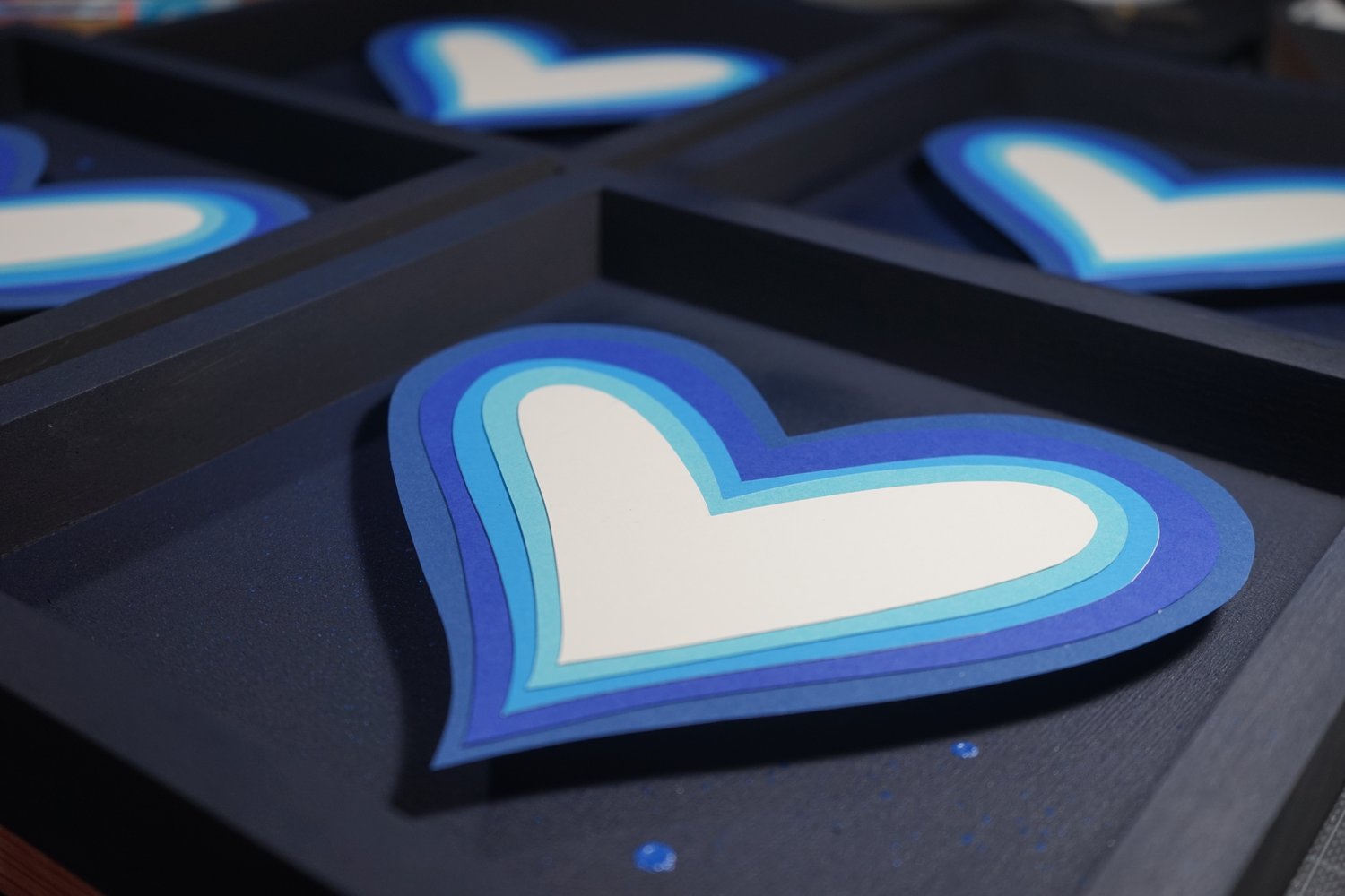 Image of Blue Heart 6/20 #2