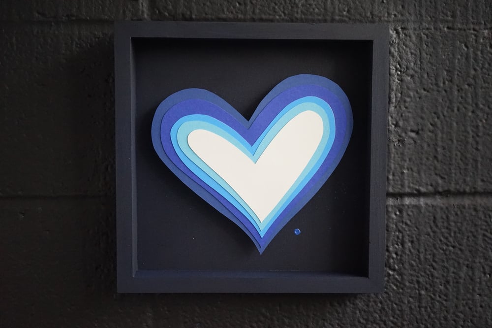 Image of Blue Heart 6/20 #2
