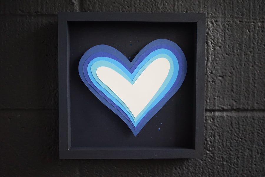 Image of Blue Heart 6/20 #1 