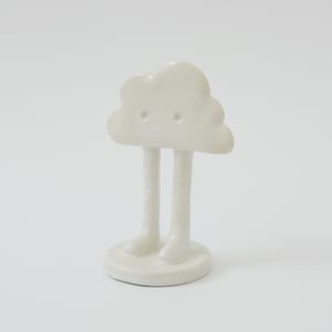 Image of Kumu ceramic sculpture - white