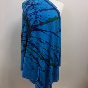 Image of Sustainable Rayon Fabric - Hand-Painted with Non-toxic Paints