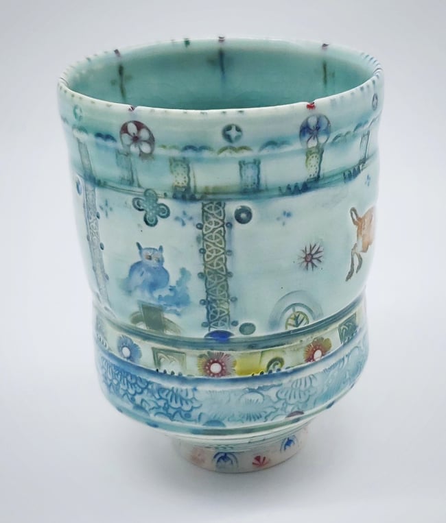 Owl and Stag Tea Tumbler