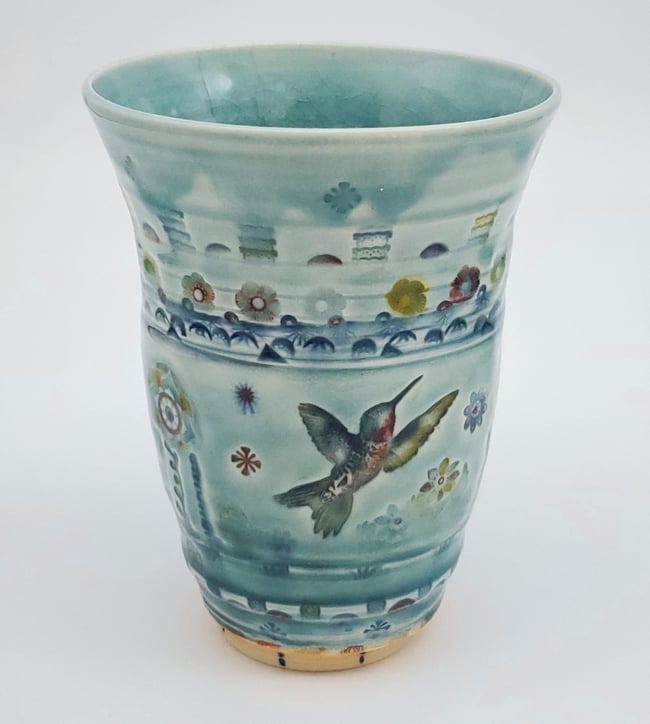 Garden Felicity Porcelain Vase/ Tumbler