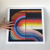 Image 1 of Ode to Sol LeWitt, Sunset Ideas Print