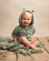Image 3 of Luxury bear romper made to order
