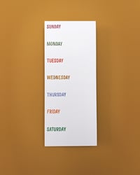 Weekly Planner - Vertical