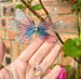 Image of Magical purple rainbow wing hanging decoration 