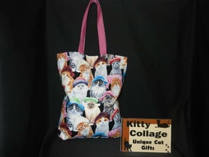 Image of Cats Wearing Cute Hats Tote Bag