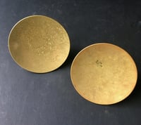 Image 3 of 6" Circular Push-Pull Door Handles in Bronze, French
