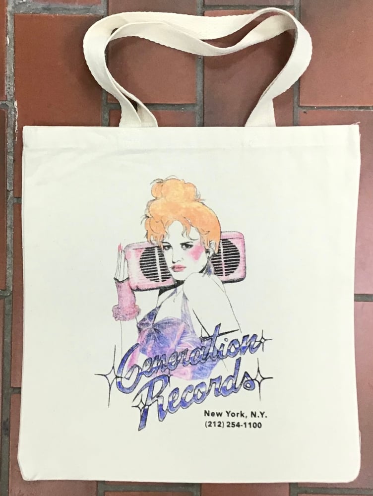 Image of Generation Records 80s Style Totebag