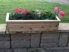 Cedar flower box 14" x 35" x 8"