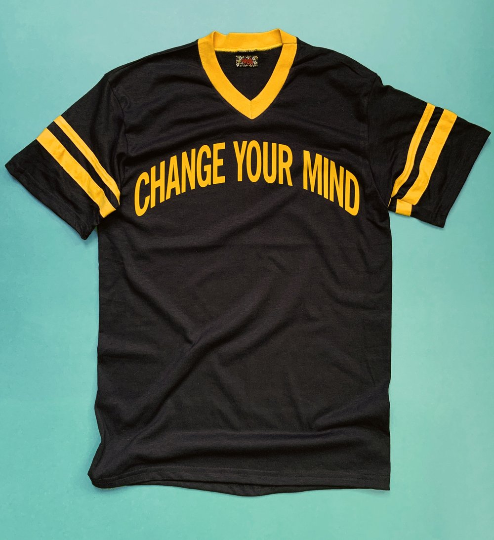 Flocked Change Your Mind Tee - Unisex 