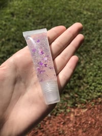 Clear purple butterfly lipgloss 🦋💜