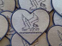 Image 1 of The Outsiders House Museum "Steve Randle Eagle Tattoo" Heart Patch. 