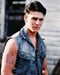 Image of The Outsiders House Museum "Steve Randle Eagle Tattoo" Heart Patch. 